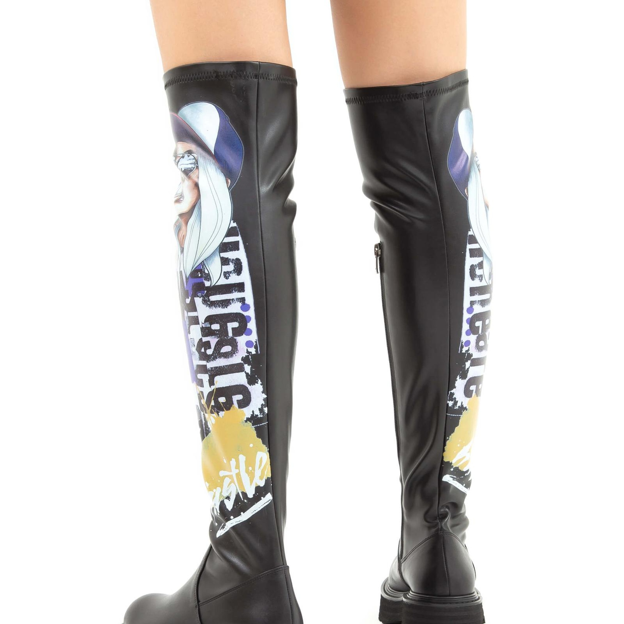 Tamer Tanca Kadın Hakiki Deri Siyah Casual Çizme