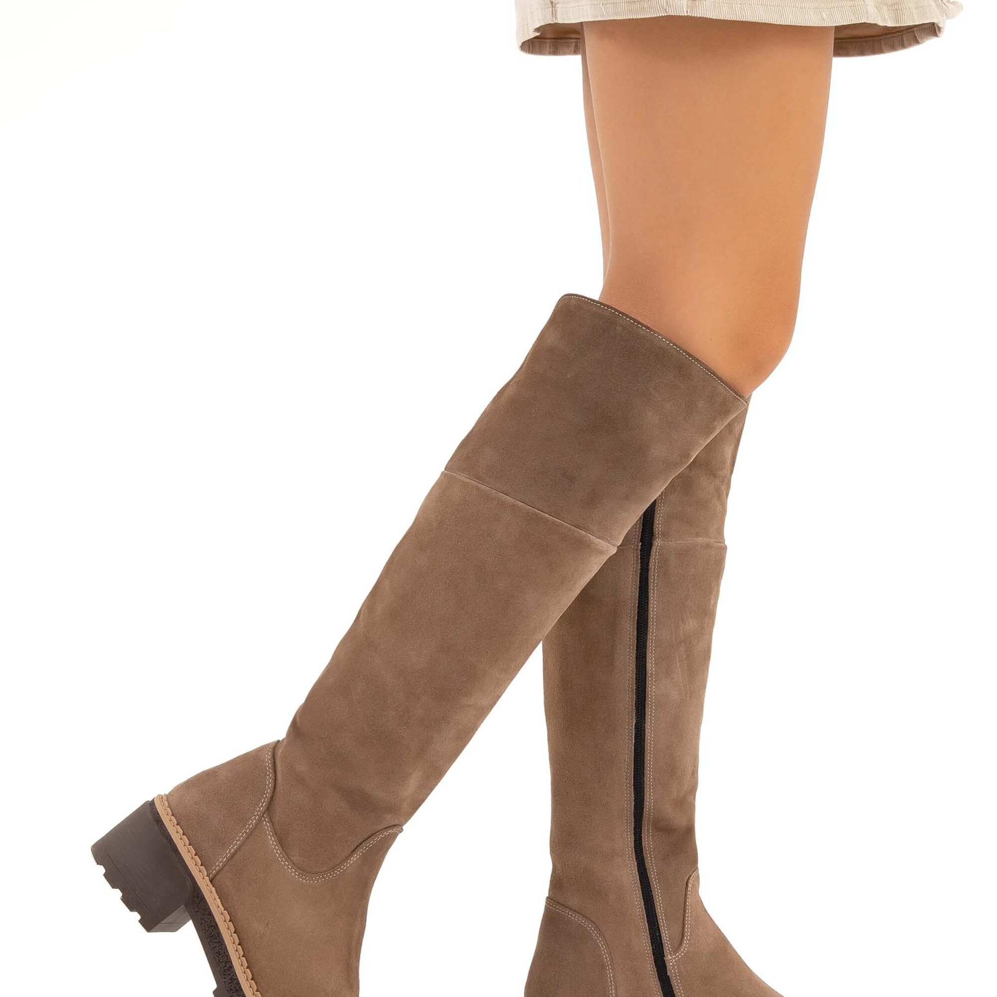 Tamer Tanca Kadın Hakiki Deri Kahverengi Casual Çizme