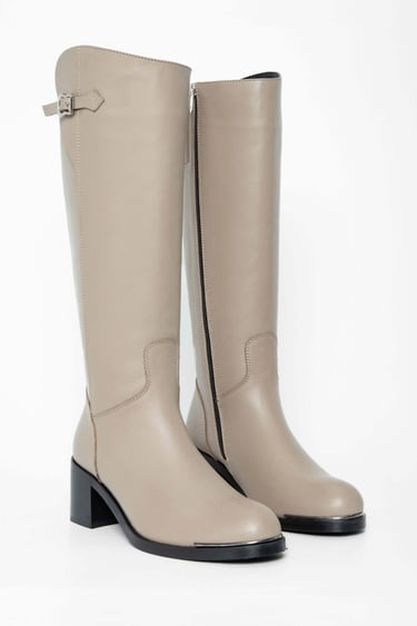  Tamer Tanca Kadın Hakiki Deri Vizon Casual Çizme