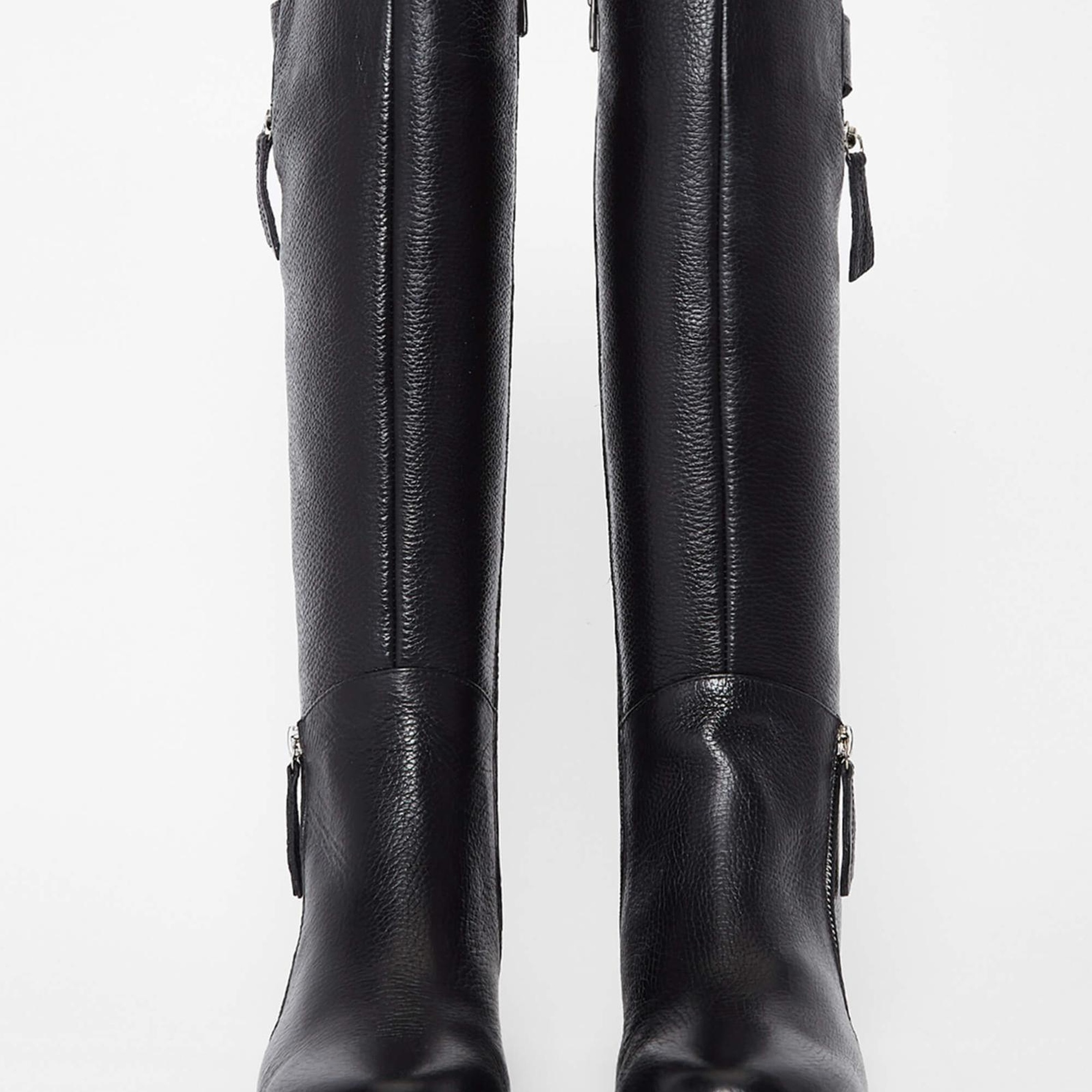 Tamer Tanca Kadın Hakiki Deri Siyah Casual Çizme