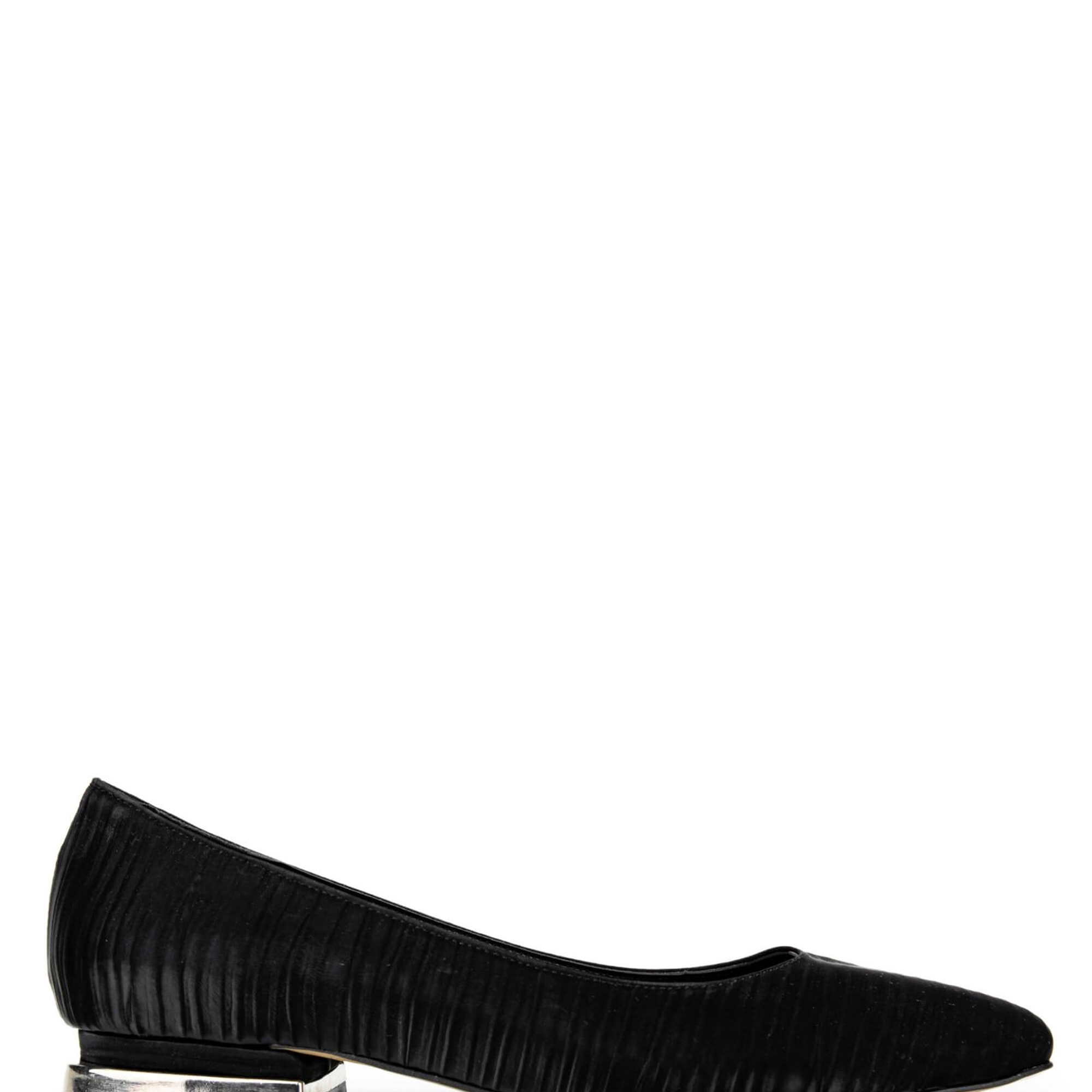 Tamer Tanca Kadın Hakiki Deri Siyah Babet Ayakkabı