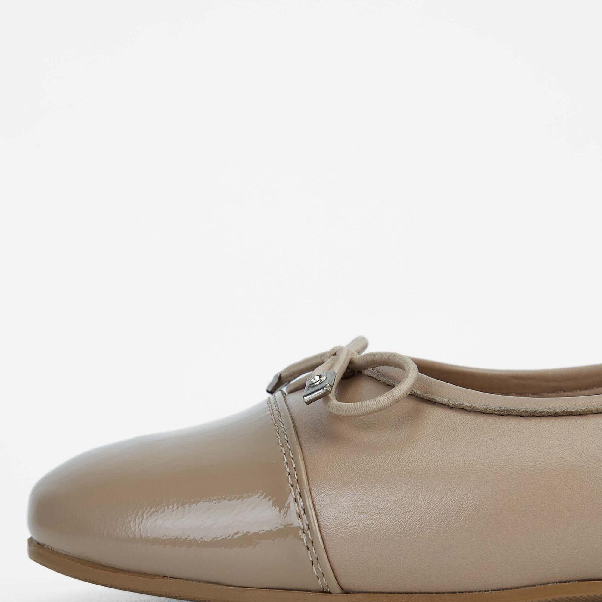 Tamer Tanca Kadın Hakiki Deri Bej Babet Ayakkabı