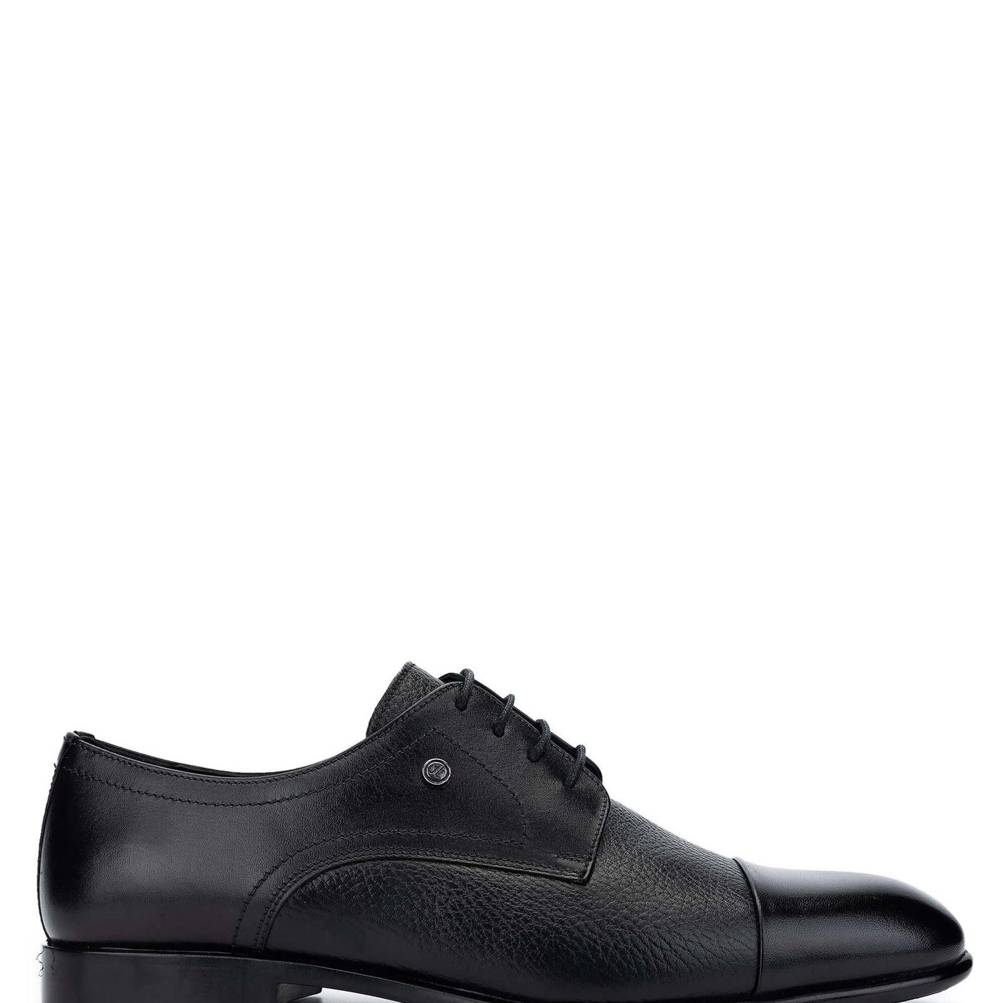 Tamer Tanca Erkek Hakiki Deri Siyah Klasik Ayakkabı