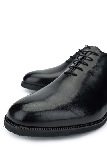  Tamer Tanca Erkek Hakiki Deri Siyah Klasik Ayakkabı