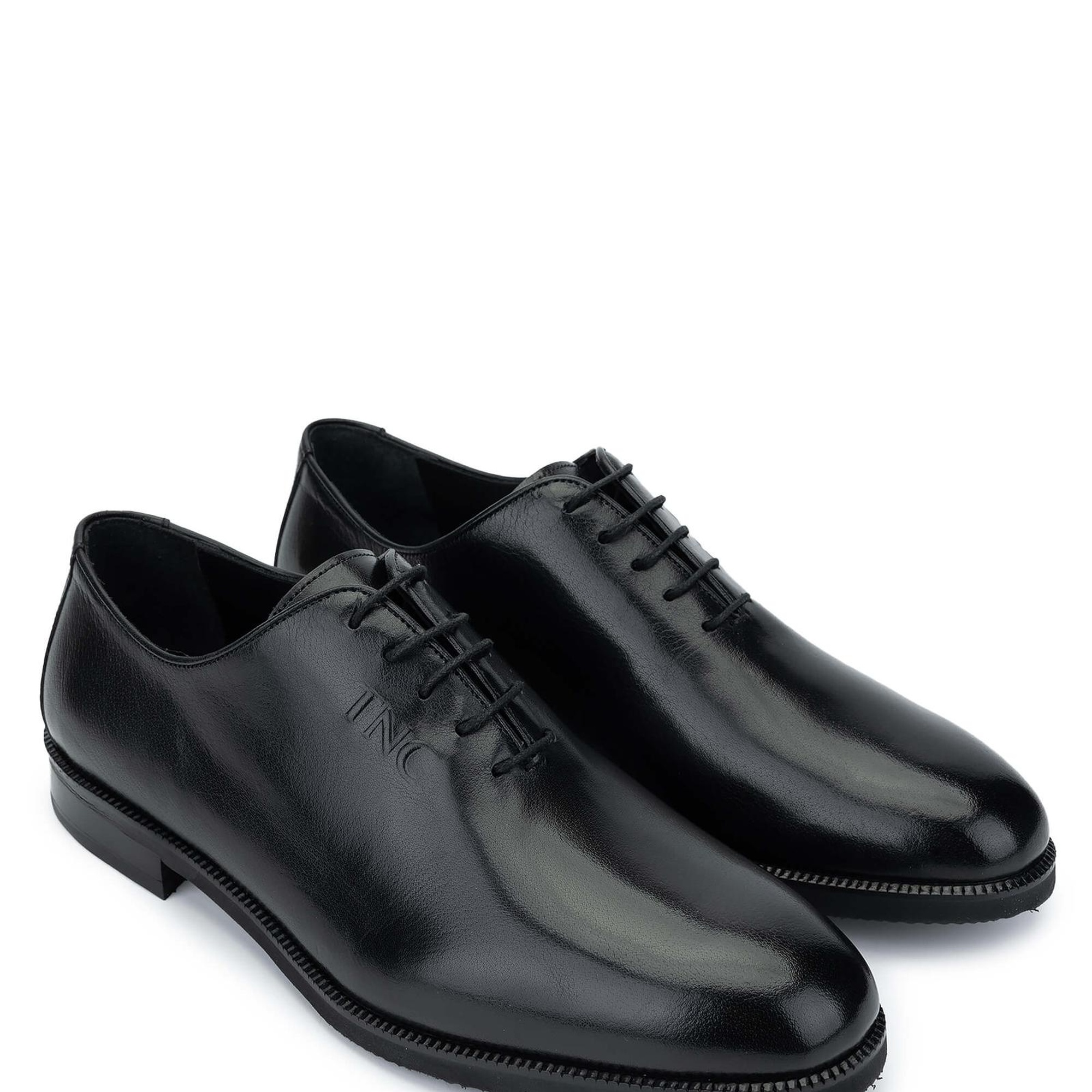 Tamer Tanca Erkek Hakiki Deri Siyah Klasik Ayakkabı