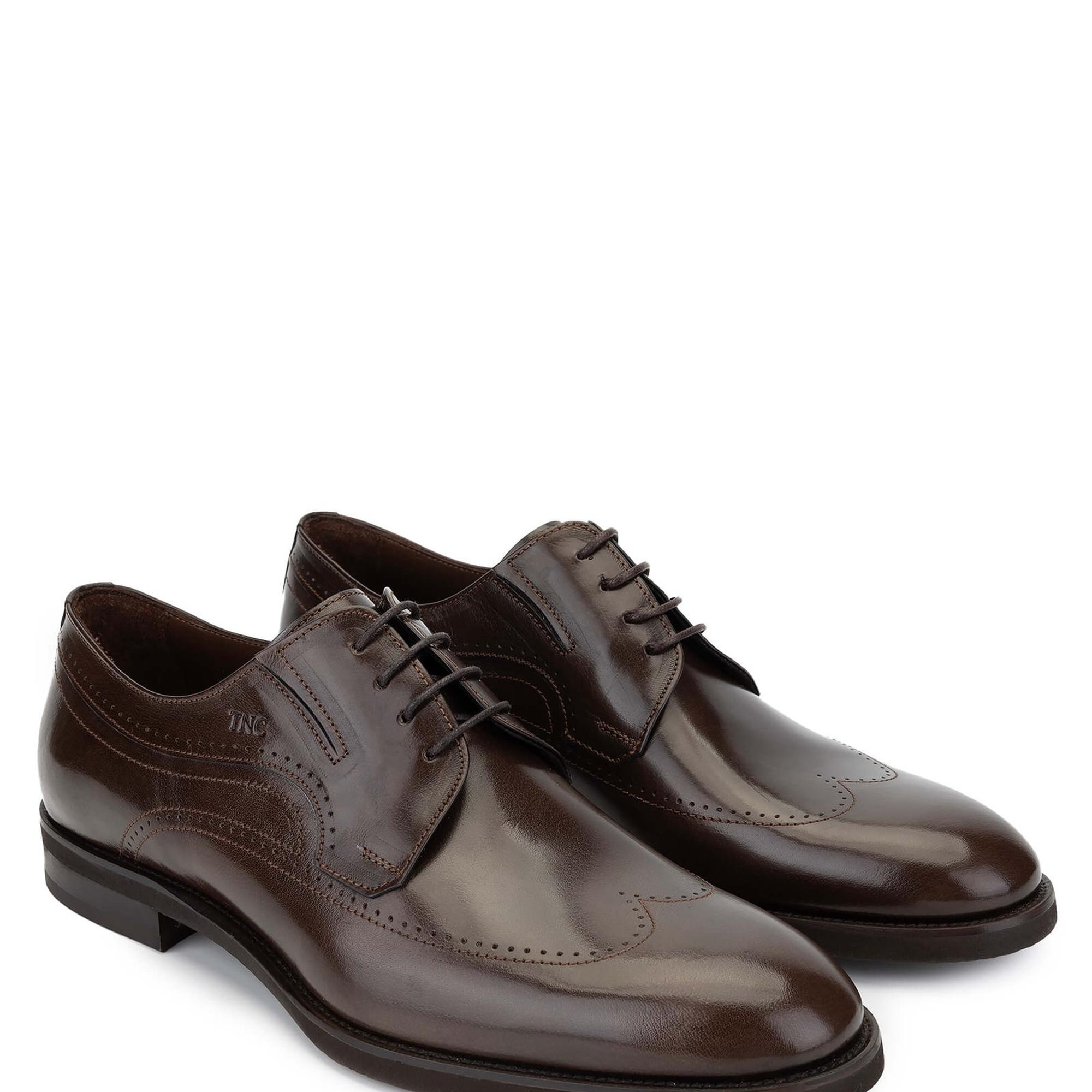 Tamer Tanca Erkek Hakiki Deri Kahverengi Klasik Ayakkabı