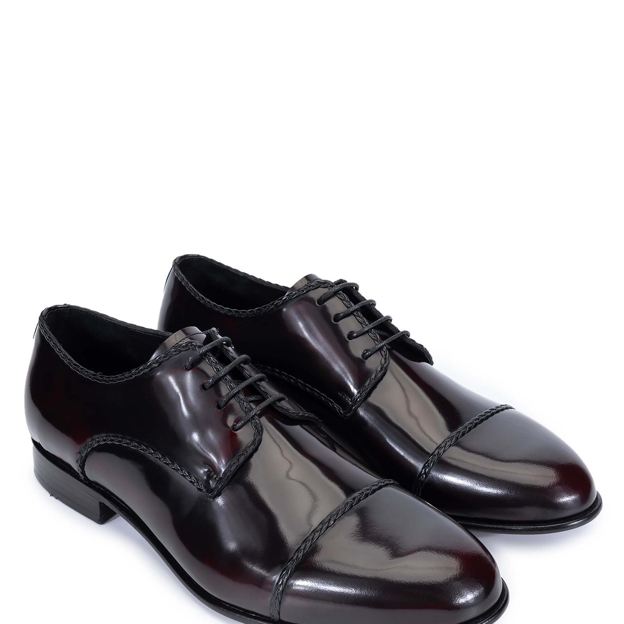 Tamer Tanca Erkek Hakiki Deri Bordo Klasik Ayakkabı