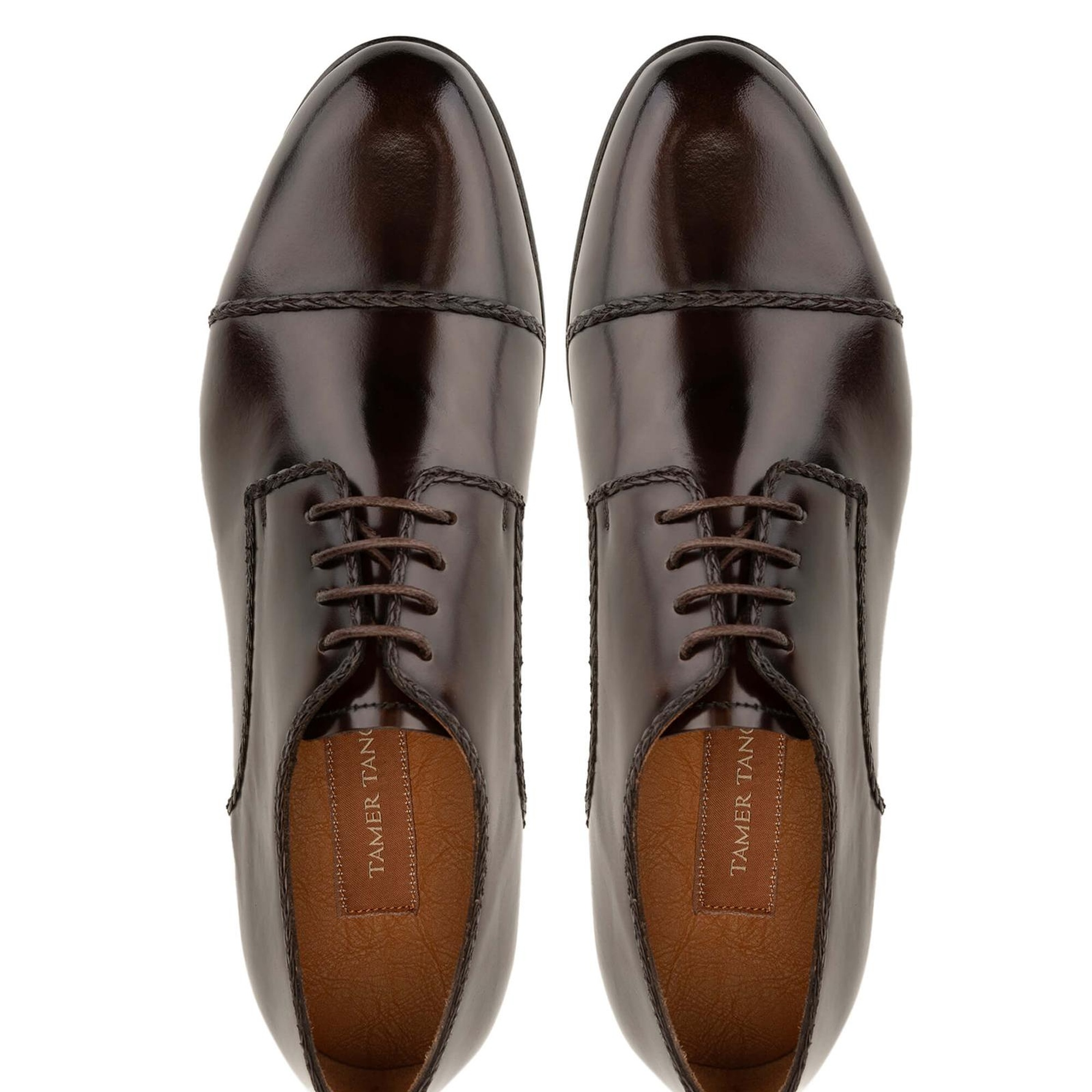Tamer Tanca Erkek Hakiki Deri Kahverengi Klasik Ayakkabı