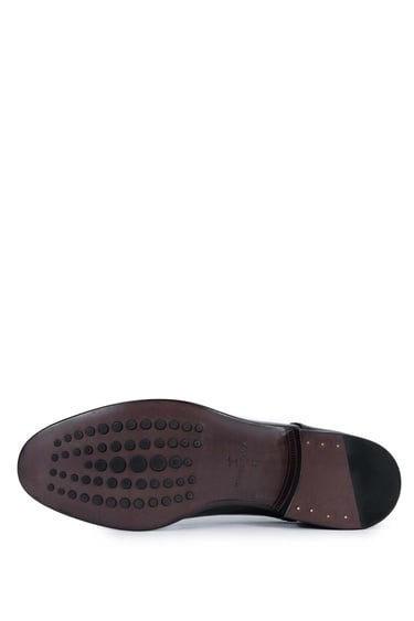  Tamer Tanca Erkek Hakiki Deri Siyah Açma Klasik Ayakkabı