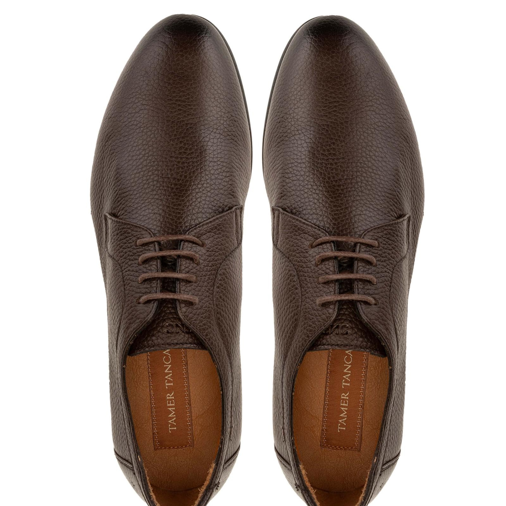 Tamer Tanca Erkek Hakiki Deri Kahverengi Klasik Ayakkabı