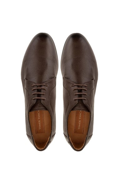  Tamer Tanca Erkek Hakiki Deri Kahverengi Klasik Ayakkabı