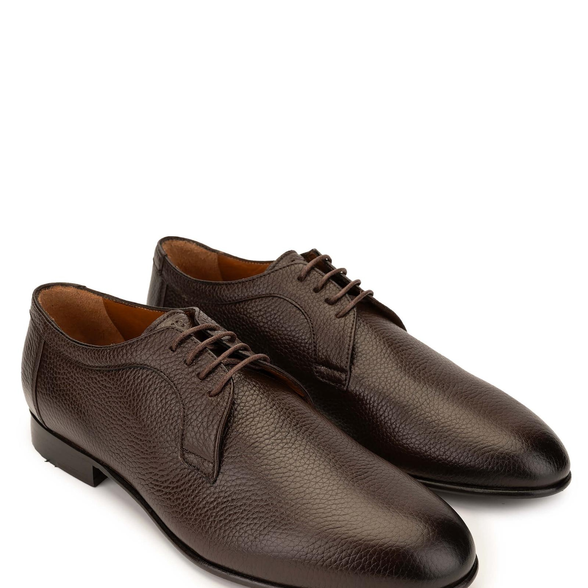 Tamer Tanca Erkek Hakiki Deri Kahverengi Klasik Ayakkabı