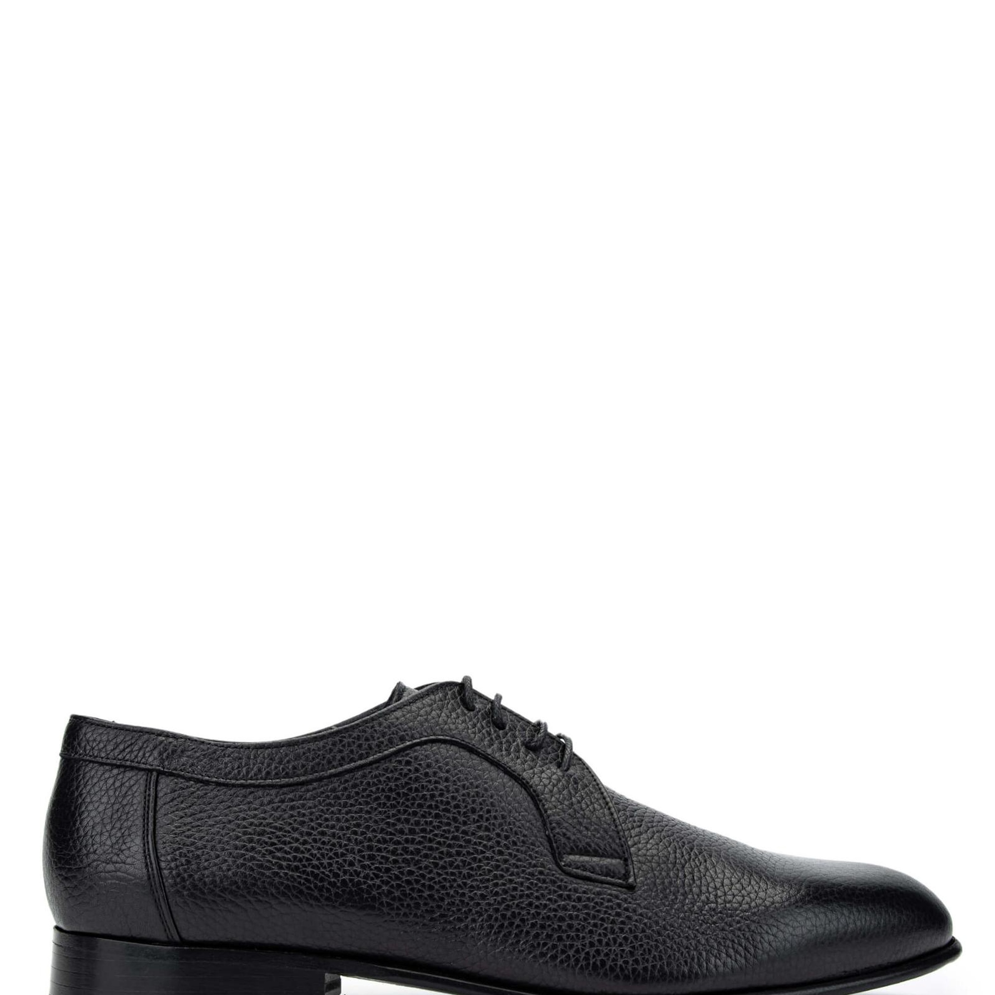 Tamer Tanca Erkek Hakiki Deri Siyah Klasik Ayakkabı