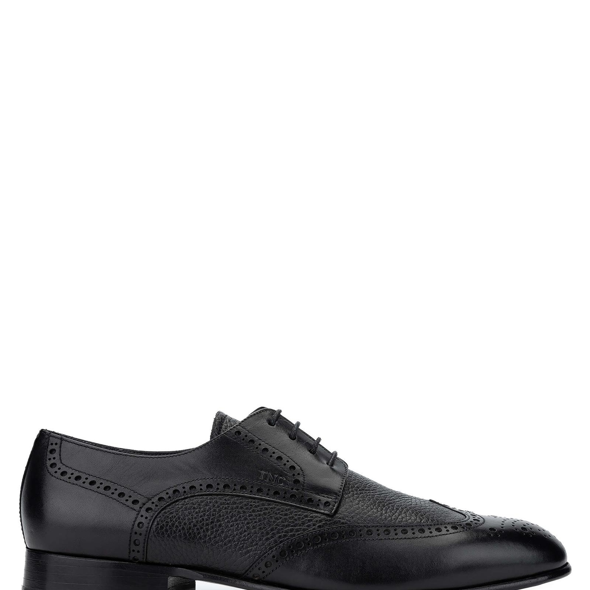 Tamer Tanca Erkek Hakiki Deri Siyah Klasik Ayakkabı