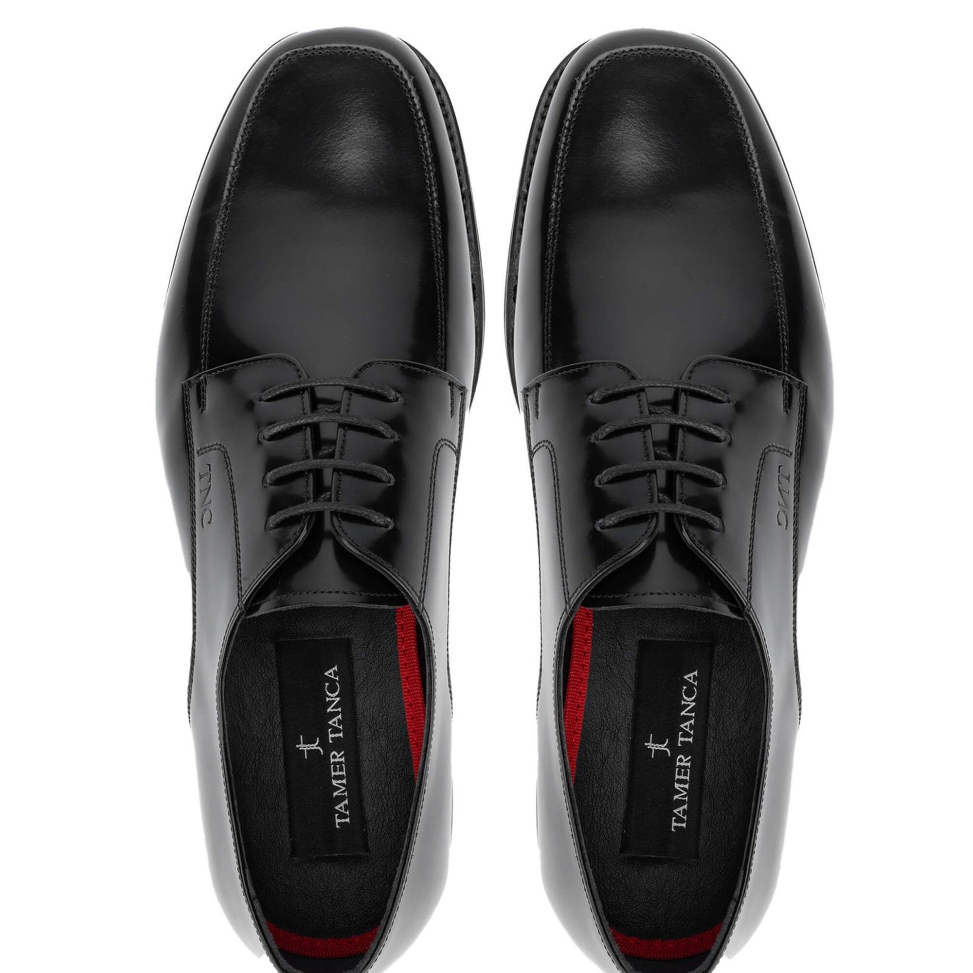 Tamer Tanca Erkek Hakiki Deri Siyah Açma Klasik Ayakkabı