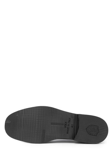  Tamer Tanca Erkek Hakiki Deri Siyah Açma Klasik Ayakkabı