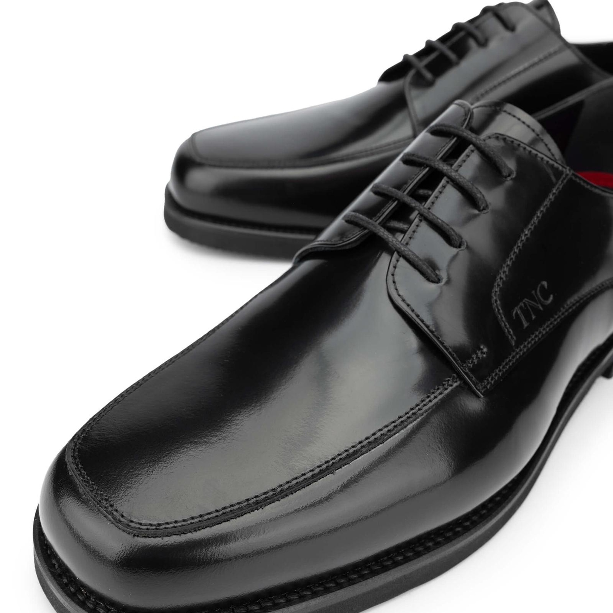 Tamer Tanca Erkek Hakiki Deri Siyah Açma Klasik Ayakkabı