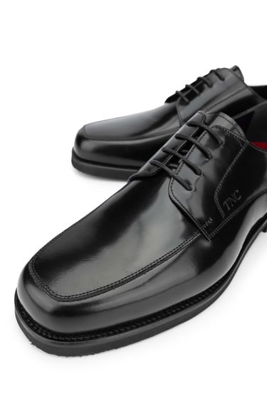  Tamer Tanca Erkek Hakiki Deri Siyah Açma Klasik Ayakkabı