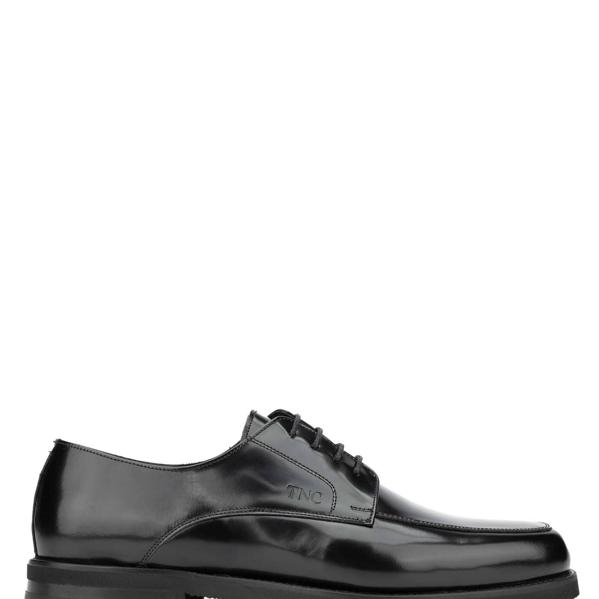 Tamer Tanca Erkek Hakiki Deri Siyah Açma Klasik Ayakkabı