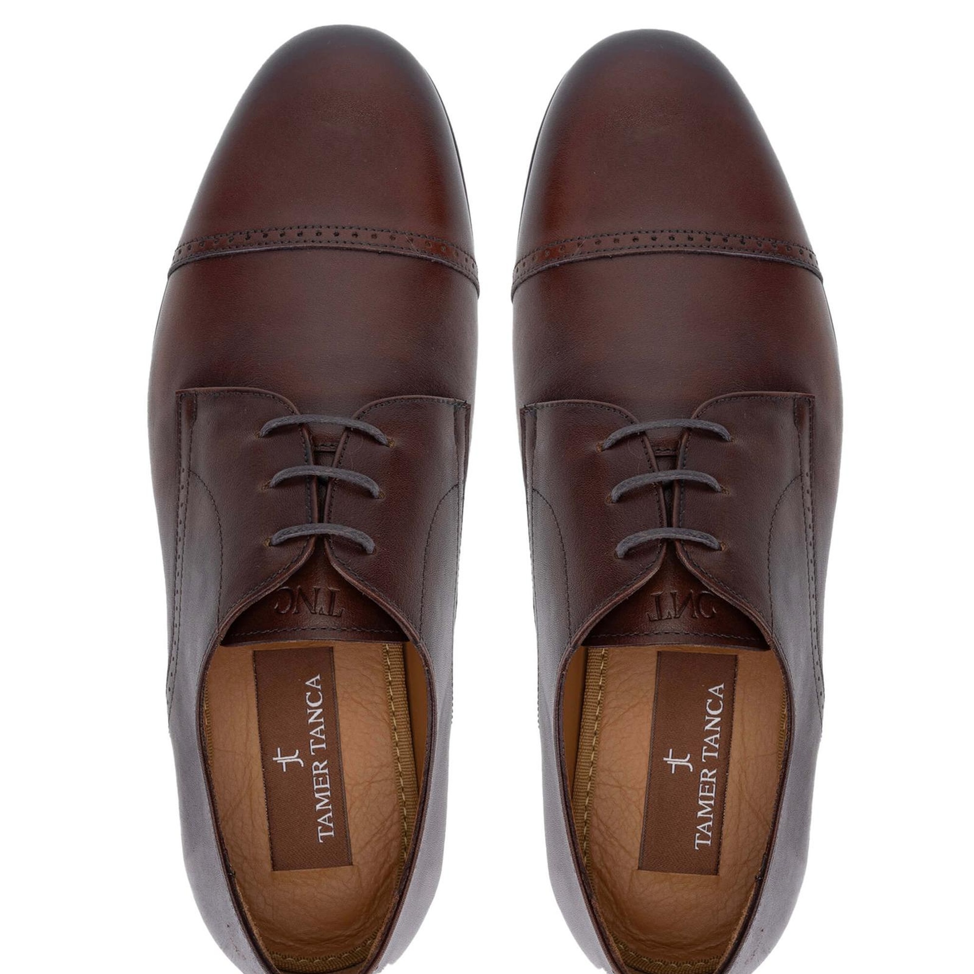 Tamer Tanca Erkek Hakiki Deri Taba Klasik Ayakkabı
