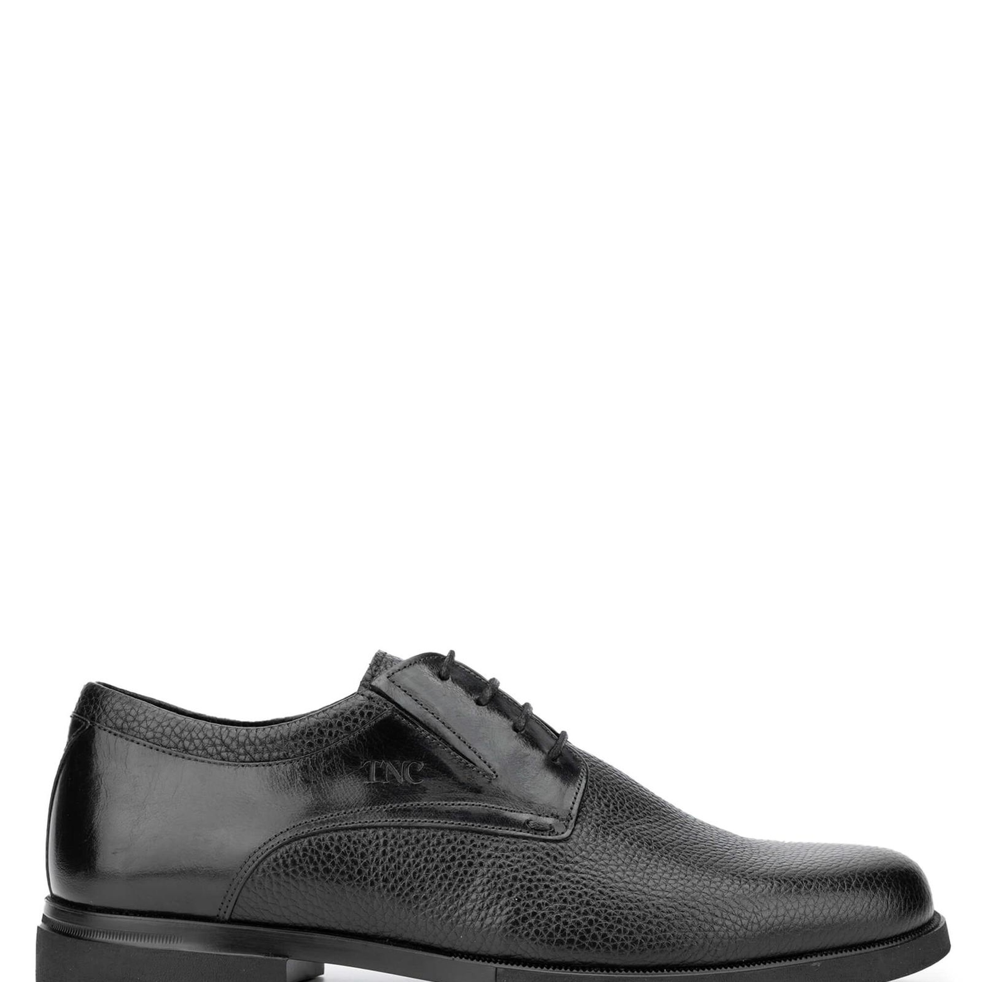 Tamer Tanca Erkek Hakiki Deri Siyah Klasik Ayakkabı