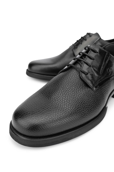 Tamer Tanca Erkek Hakiki Deri Siyah Klasik Ayakkabı