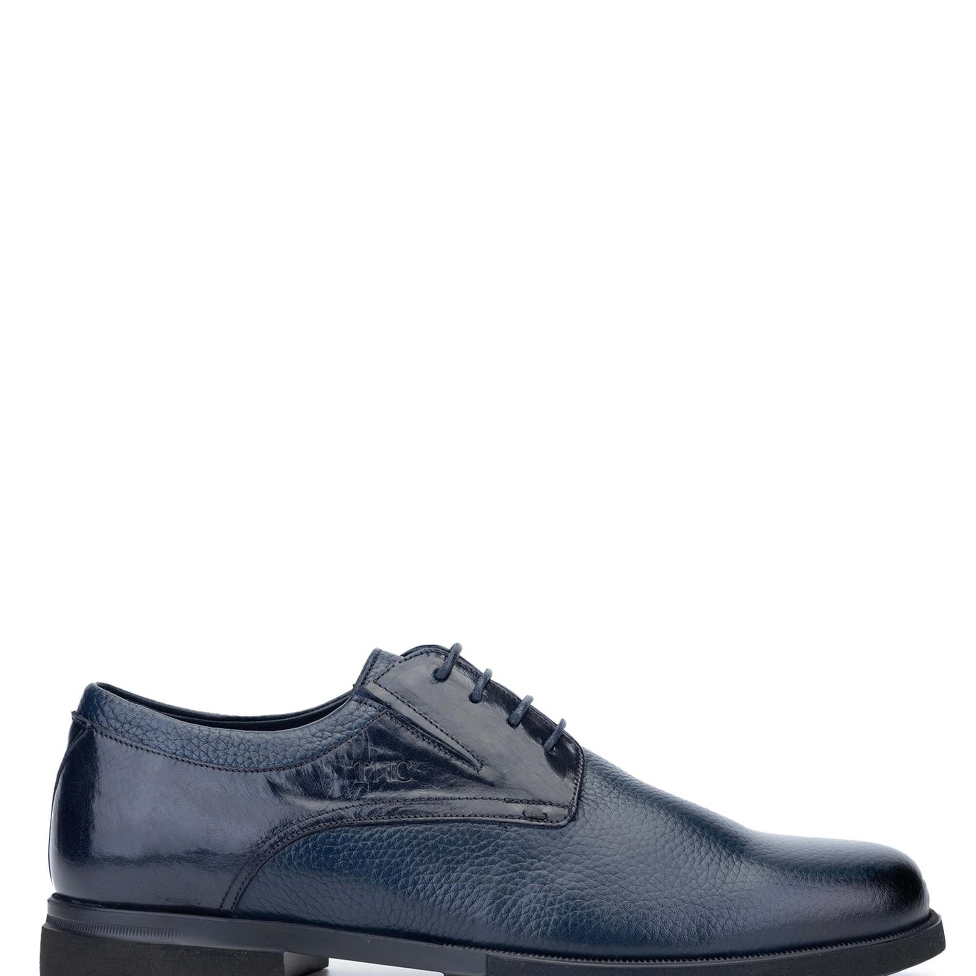 Tamer Tanca Erkek Hakiki Deri Lacivert Klasik Ayakkabı