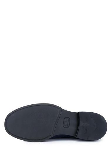  Tamer Tanca Erkek Hakiki Deri Lacivert Klasik Ayakkabı