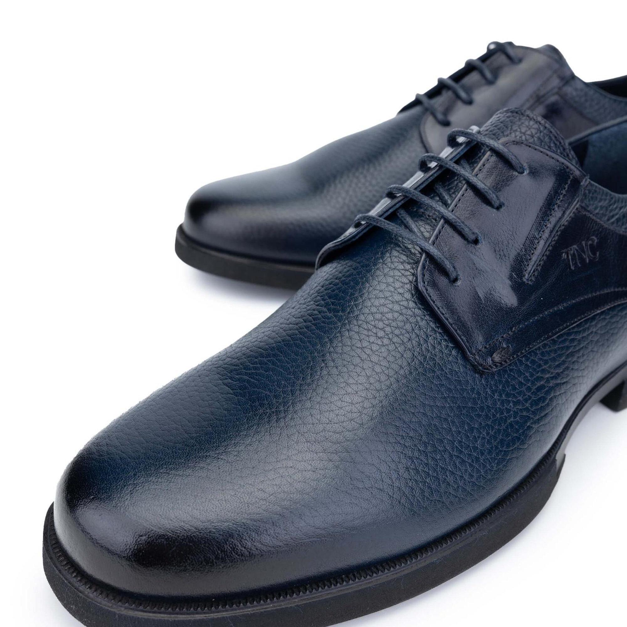 Tamer Tanca Erkek Hakiki Deri Lacivert Klasik Ayakkabı
