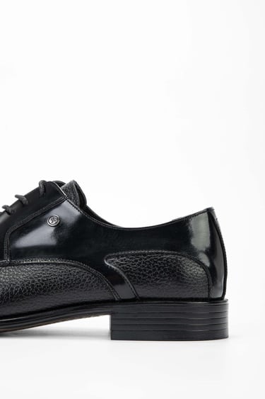  Tamer Tanca Erkek Hakiki Deri Siyah/Siyah Klasik Ayakkabı