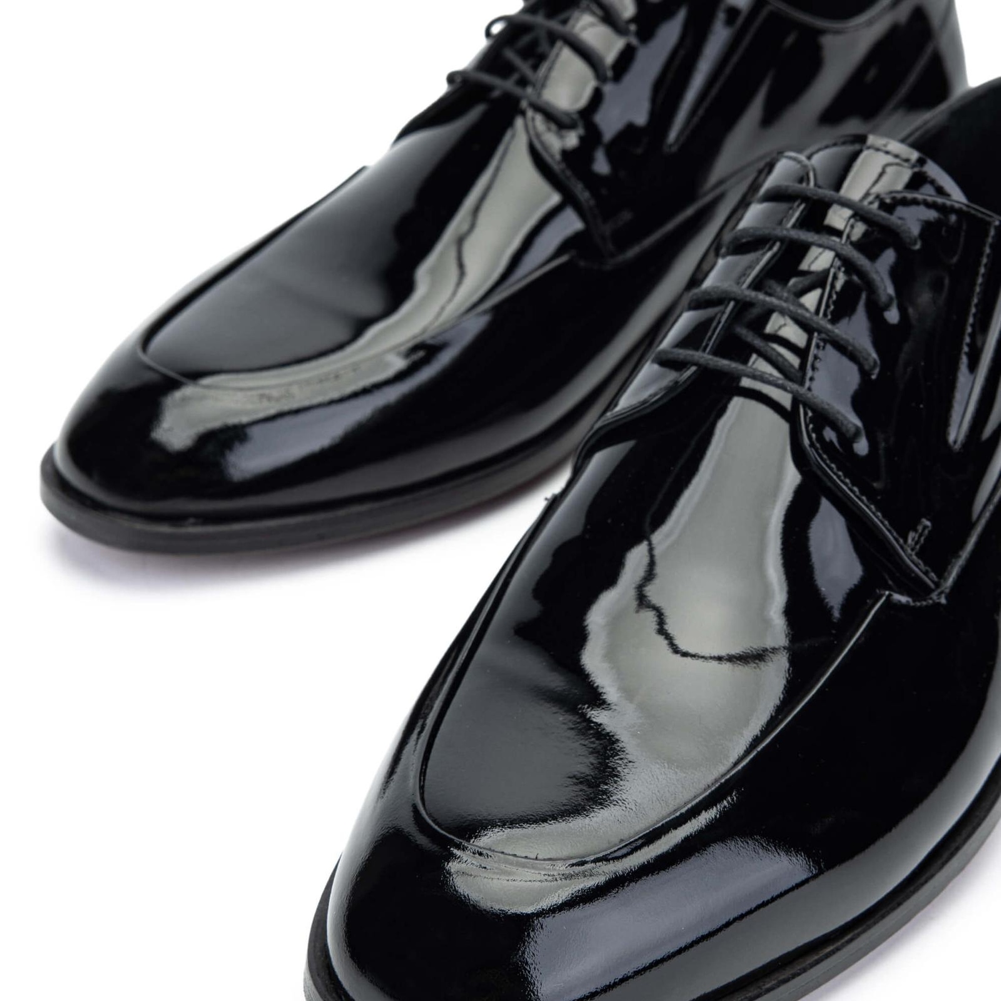 Tamer Tanca Erkek Hakiki Deri Siyah Klasik Ayakkabı