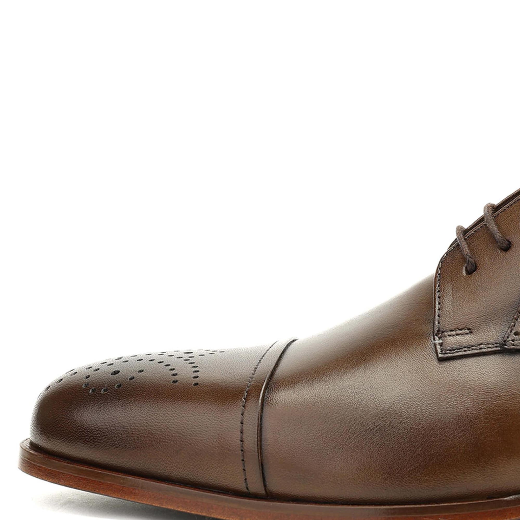 Tamer Tanca Erkek Hakiki Deri Ceviz Klasik Ayakkabı