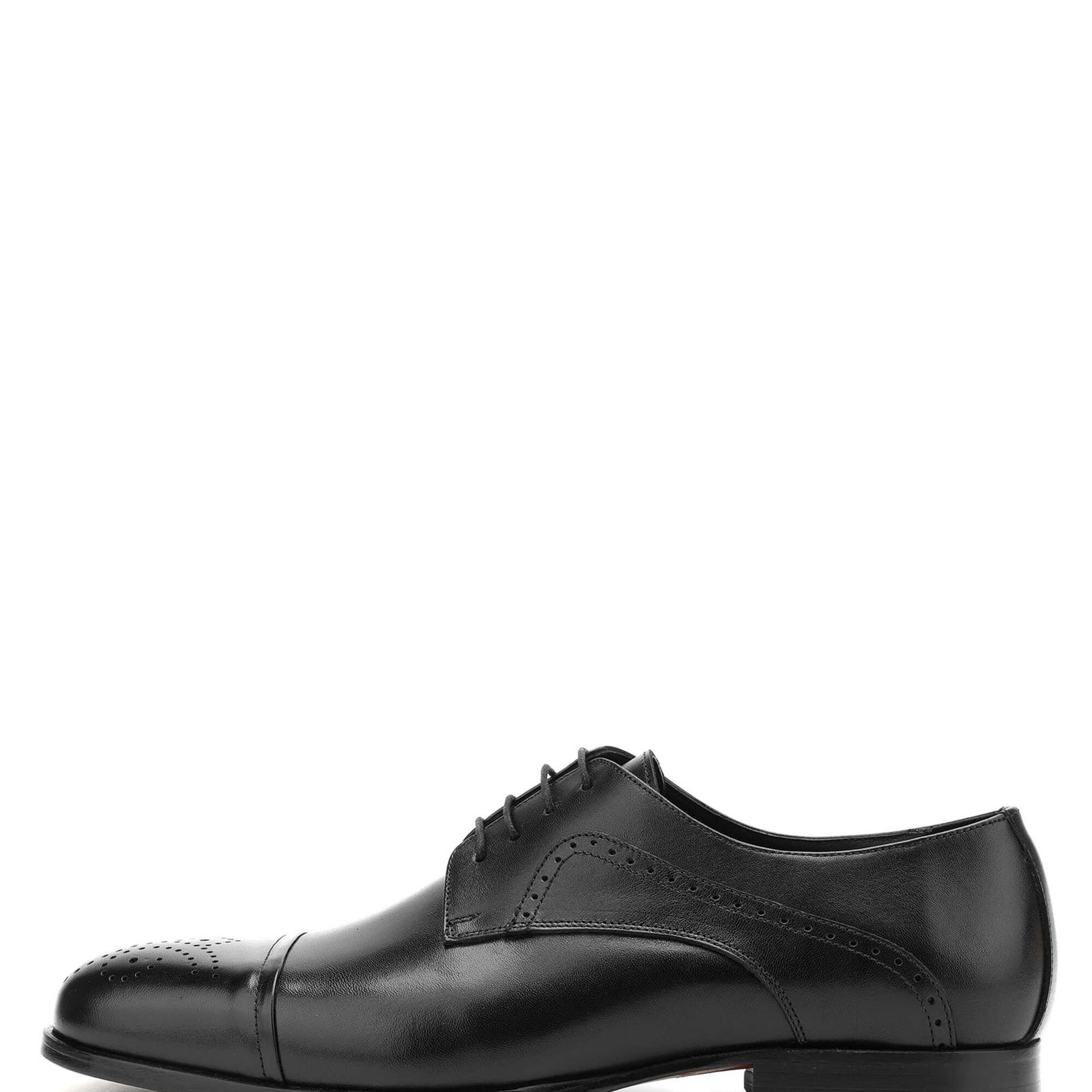 Tamer Tanca Erkek Hakiki Deri Siyah Klasik Ayakkabı