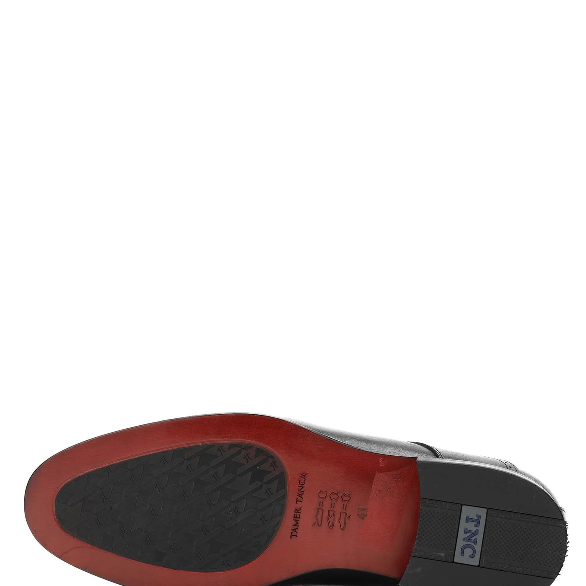 Tamer Tanca Erkek Hakiki Deri Siyah Klasik Ayakkabı