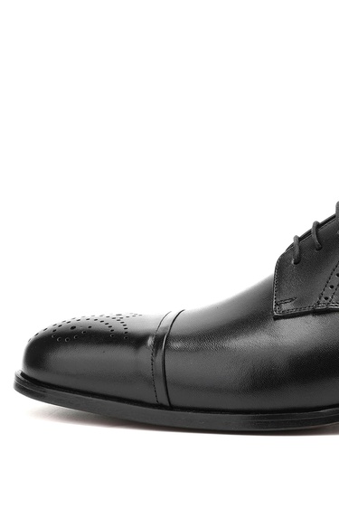  Tamer Tanca Erkek Hakiki Deri Siyah Klasik Ayakkabı