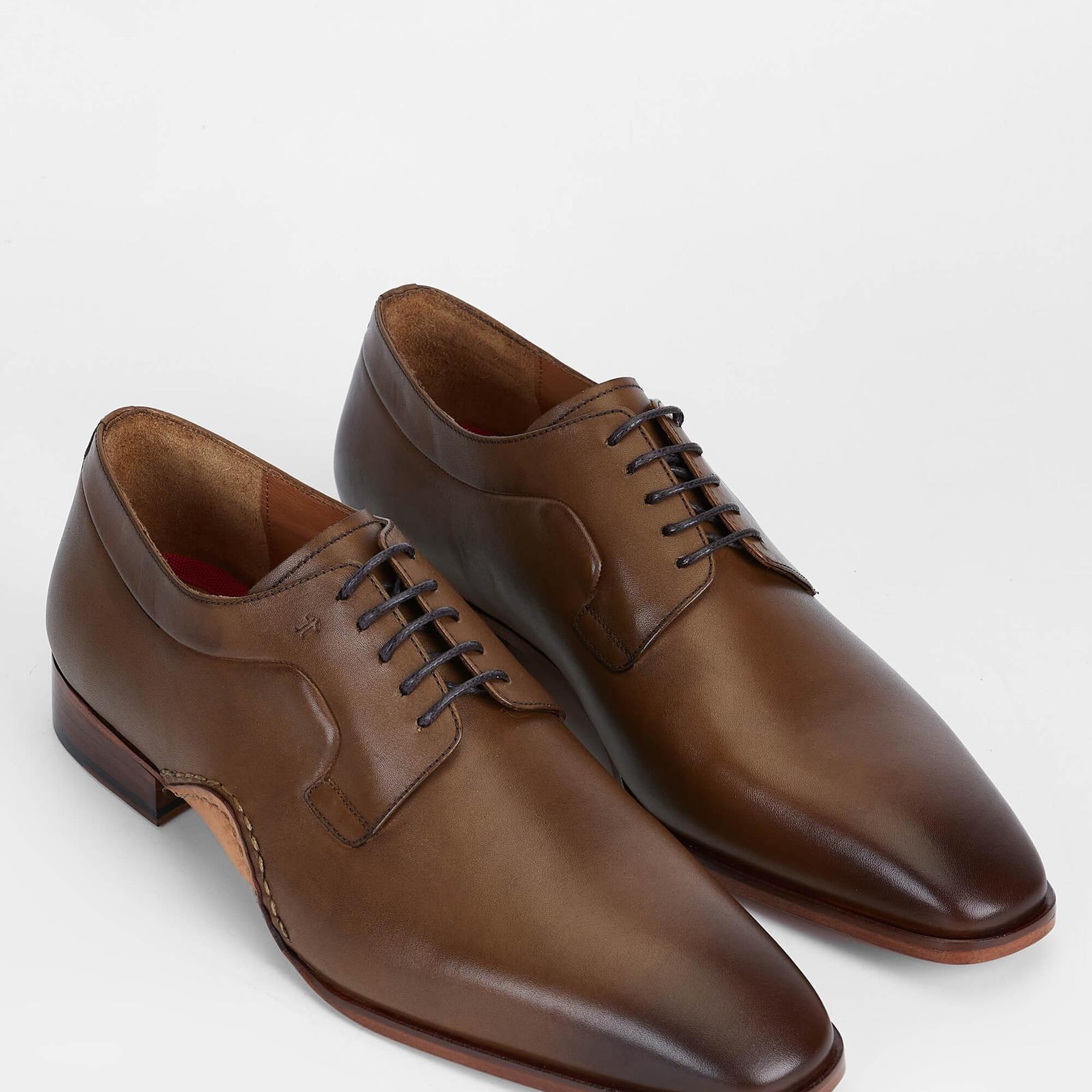 Tamer Tanca Erkek Hakiki Deri Kahverengi Klasik Ayakkabı