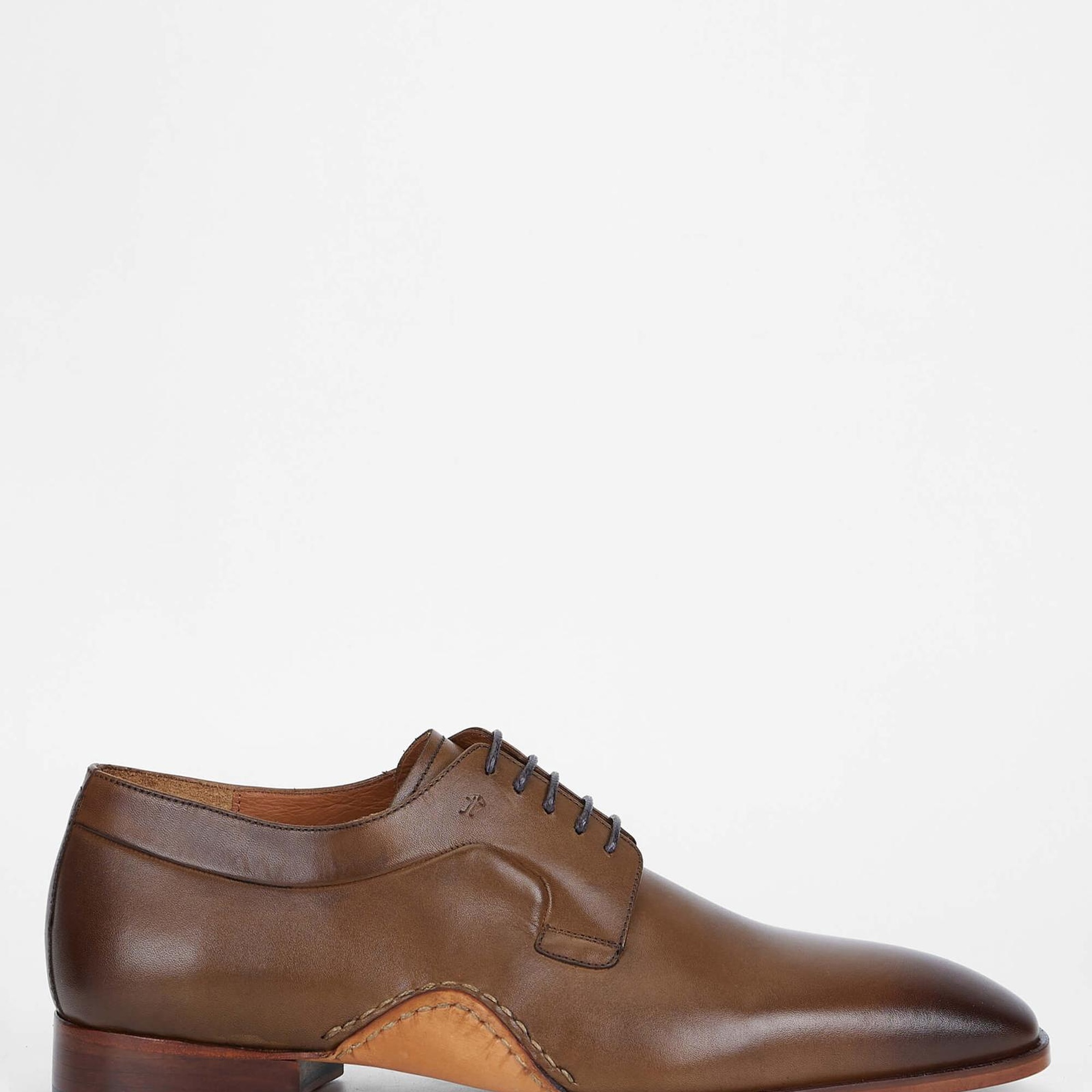 Tamer Tanca Erkek Hakiki Deri Kahverengi Klasik Ayakkabı
