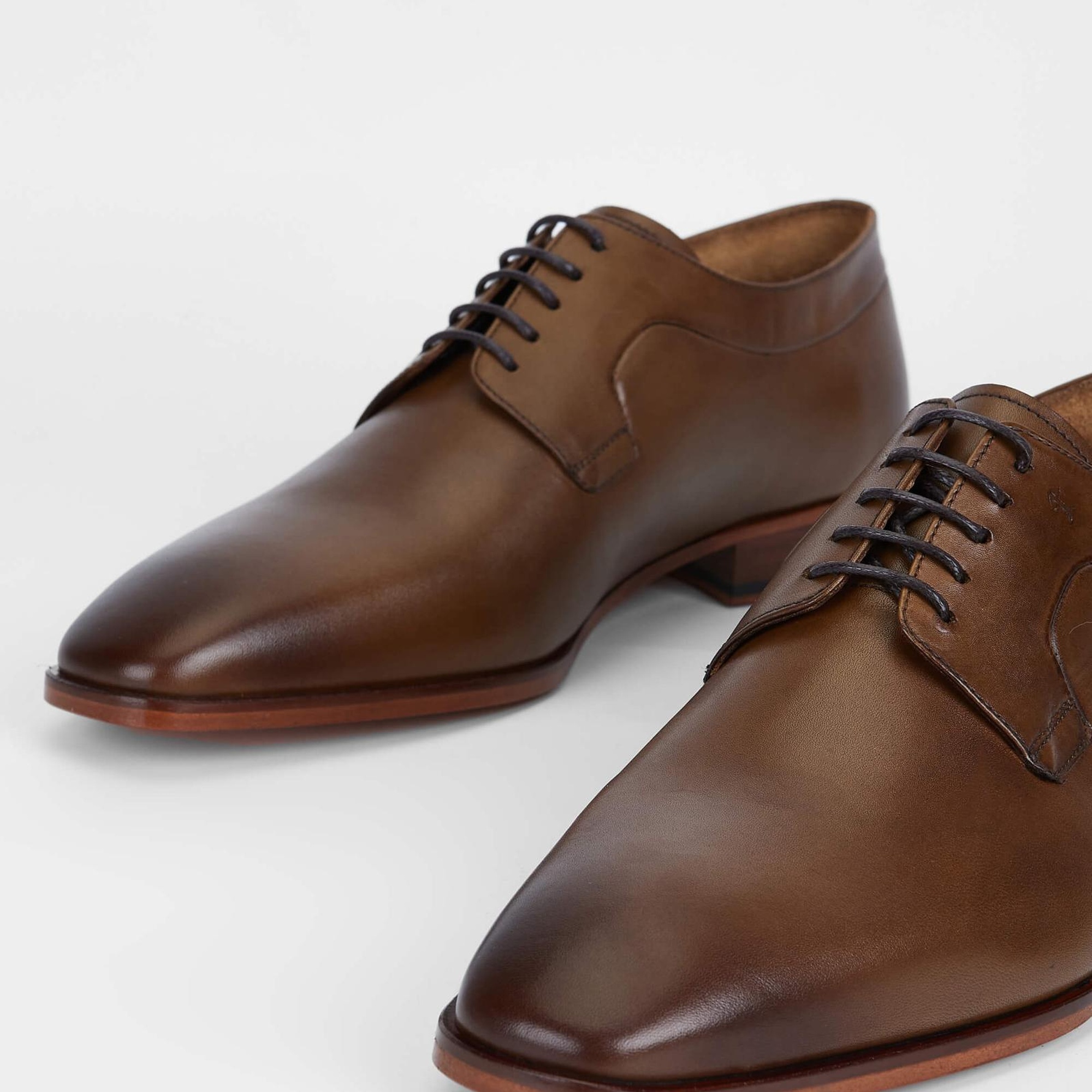 Tamer Tanca Erkek Hakiki Deri Kahverengi Klasik Ayakkabı