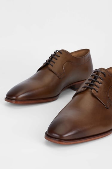  Tamer Tanca Erkek Hakiki Deri Kahverengi Klasik Ayakkabı