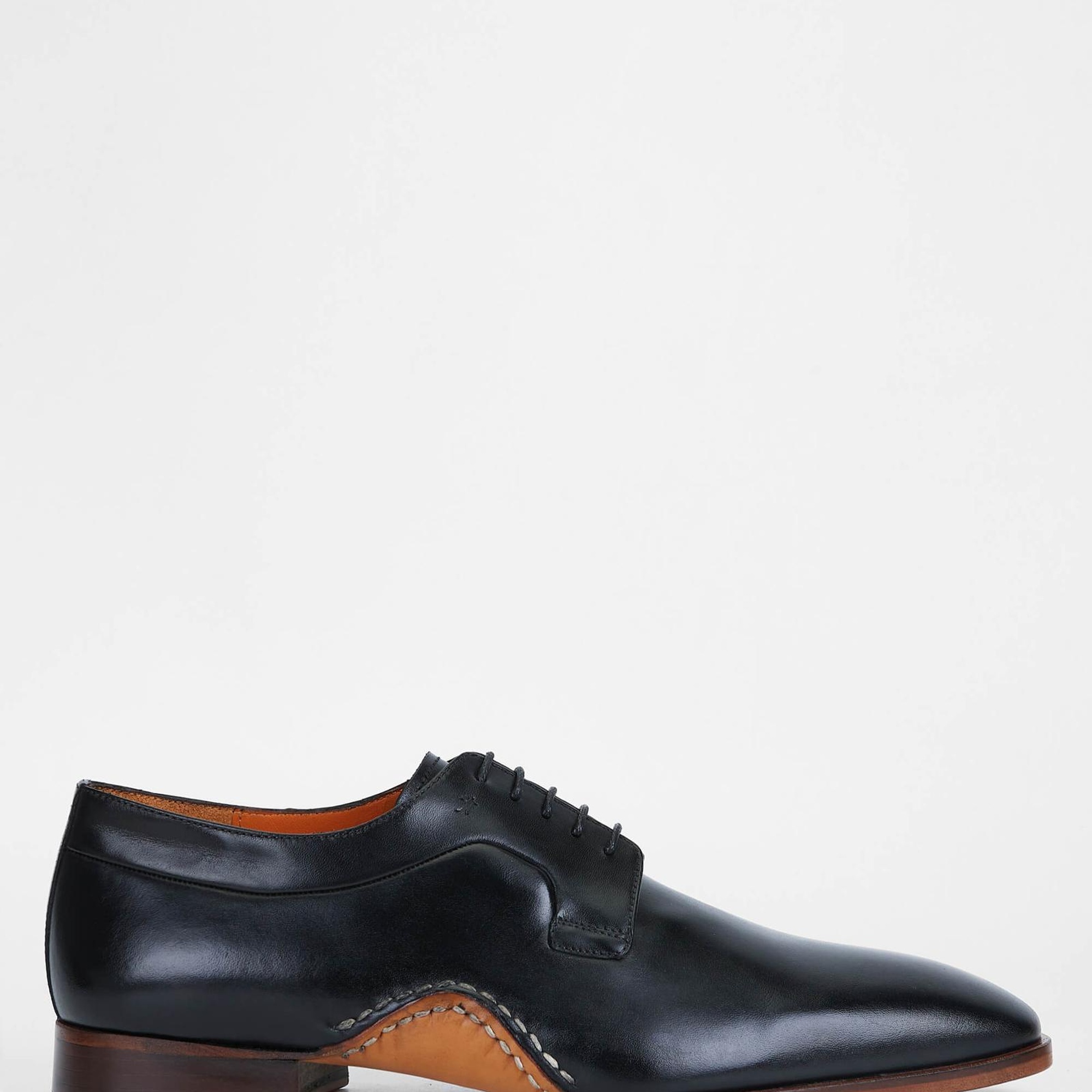 Tamer Tanca Erkek Hakiki Deri Siyah Klasik Ayakkabı