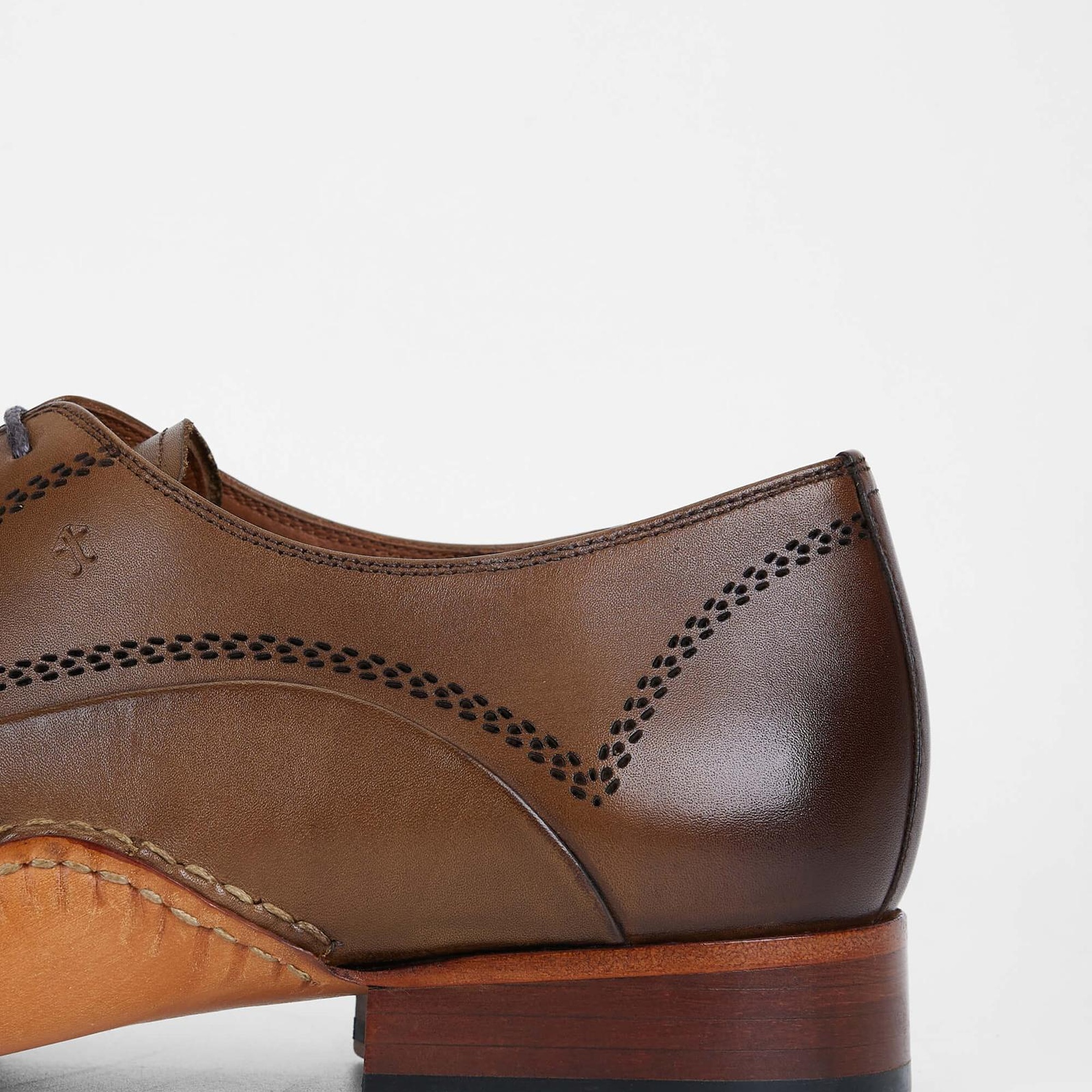 Tamer Tanca Erkek Hakiki Deri Kahverengi Klasik Ayakkabı