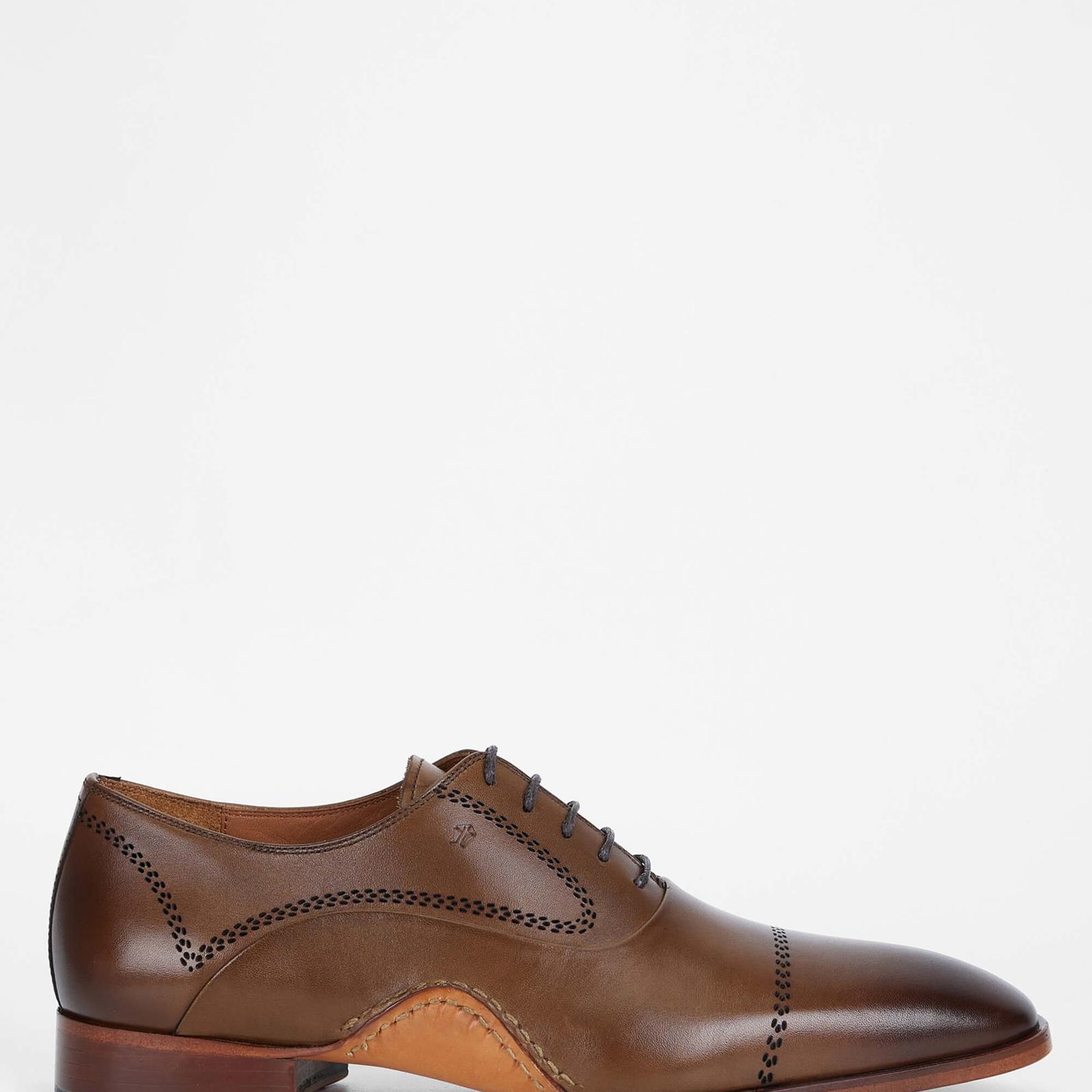 Tamer Tanca Erkek Hakiki Deri Kahverengi Klasik Ayakkabı