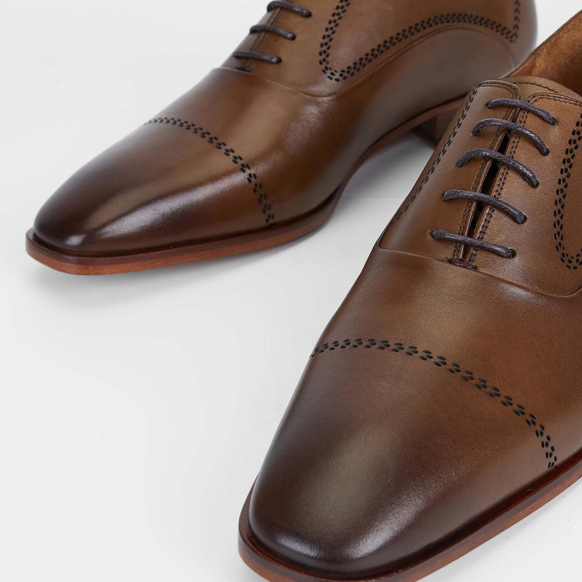 Tamer Tanca Erkek Hakiki Deri Kahverengi Klasik Ayakkabı