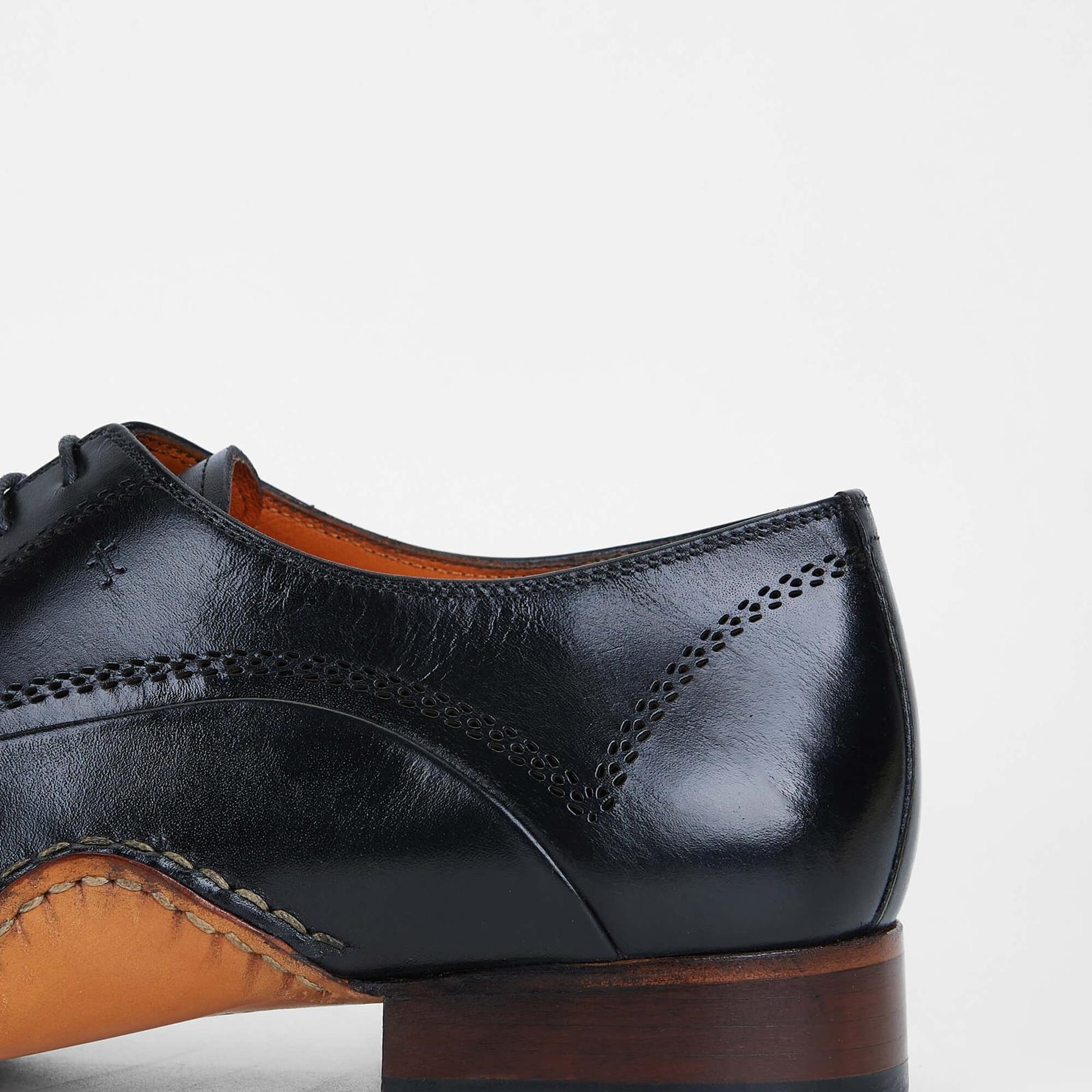 Tamer Tanca Erkek Hakiki Deri Siyah Klasik Ayakkabı