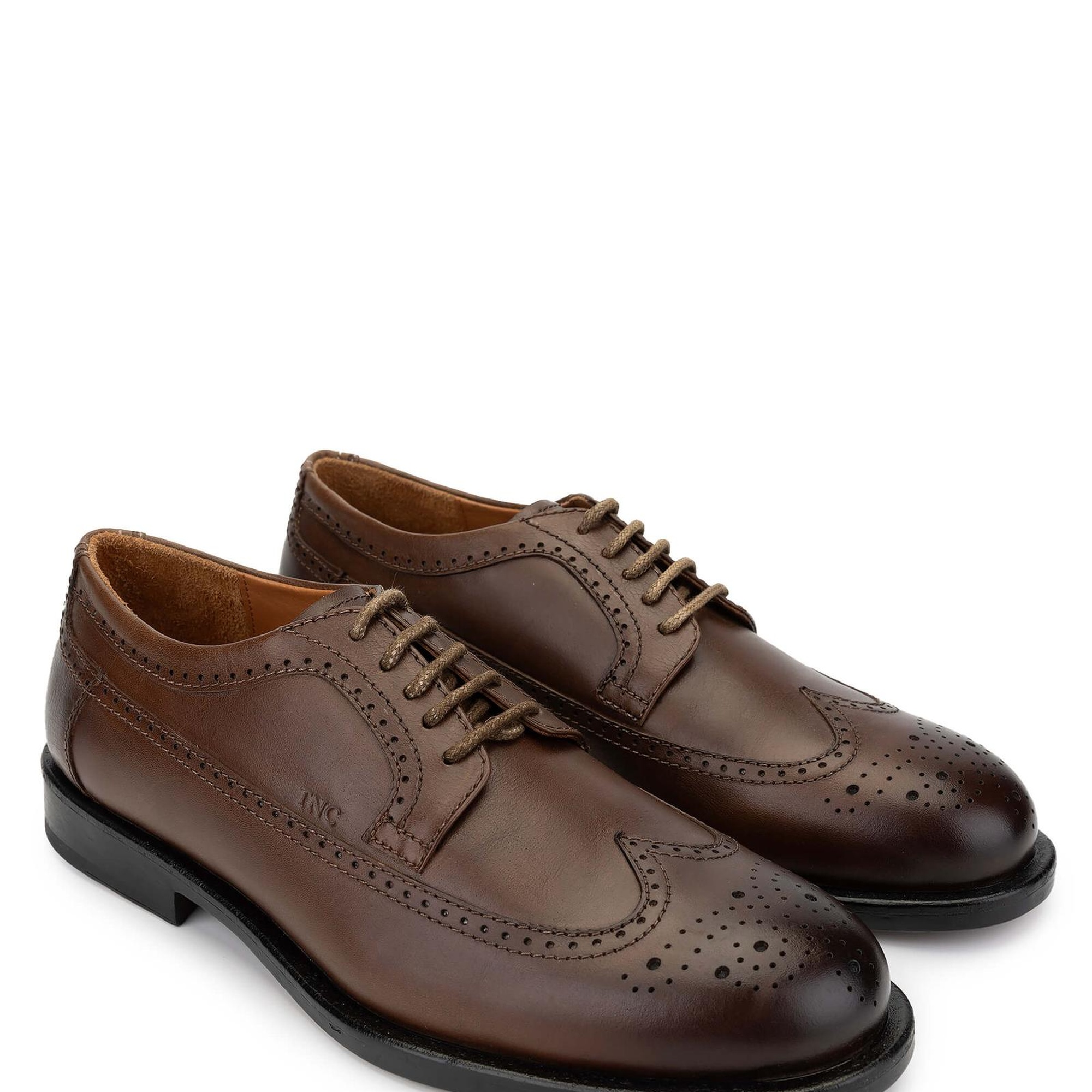 Tamer Tanca Erkek Hakiki Deri Kahverengi Klasik Ayakkabı