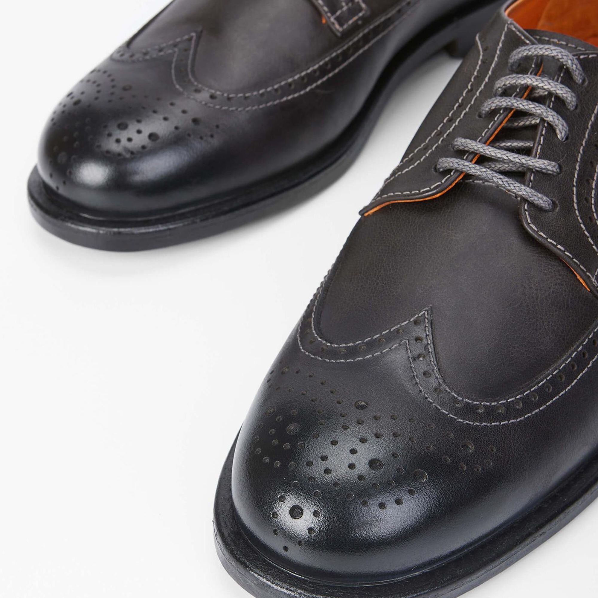 Tamer Tanca Erkek Hakiki Deri Siyah Klasik Ayakkabı