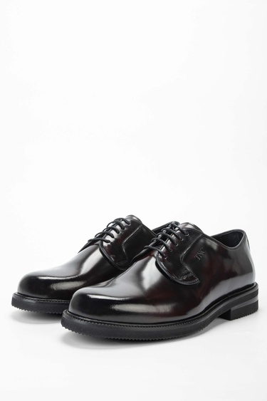  Tamer Tanca Erkek Hakiki Deri Bordo Klasik Ayakkabı