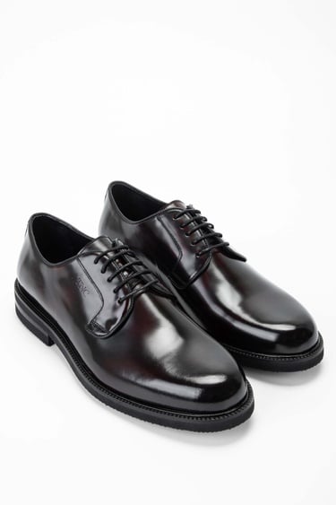  Tamer Tanca Erkek Hakiki Deri Bordo Klasik Ayakkabı