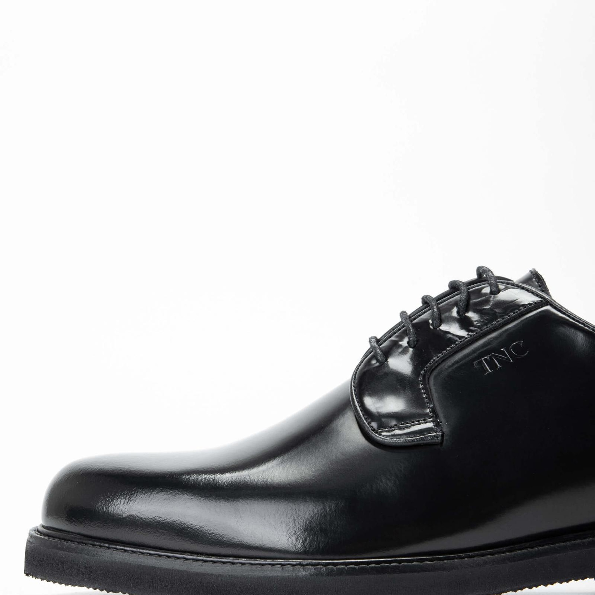 Tamer Tanca Erkek Hakiki Deri Siyah Açma Klasik Ayakkabı