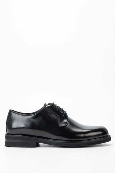  Tamer Tanca Erkek Hakiki Deri Siyah Açma Klasik Ayakkabı